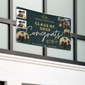 gepersonaliseerde gefeliciteerd bloom afstuderen B Spandoek (Buitenkant Gebouw)