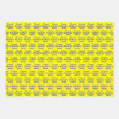 Gepersonaliseerde Gefeliciteerd met pensioen! Blau Inpakpapier Vel (Voorkant 3)