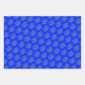 Gepersonaliseerde Gefeliciteerd met pensioen! Blau Inpakpapier Vel (Voorkant 2)