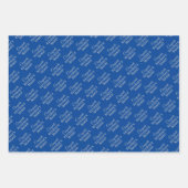 Gepersonaliseerde Gefeliciteerd met pensioen! Blau Inpakpapier Vel (Voorkant 2)