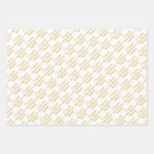 Gepersonaliseerde Gefeliciteerd met pensioen! Meta Inpakpapier Vel (Voorkant 2)