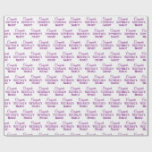 Gepersonaliseerde Gefeliciteerd met pensioen! Paar Cadeaupapier (Vlak)