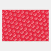 Gepersonaliseerde Gefeliciteerd met pensioen! Rood Inpakpapier Vel (Voorkant 2)