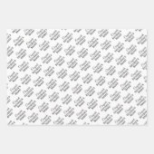 Gepersonaliseerde Gefeliciteerd met pensioen! Wit Inpakpapier Vel (Voorkant 2)