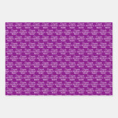 Gepersonaliseerde Gefeliciteerd met pensioen! Wit  Inpakpapier Vel (Voorkant 3)