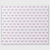 Gepersonaliseerde Gefeliciteerd met pensioen! Zilv Cadeaupapier (Vlak)