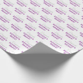 Gepersonaliseerde Gefeliciteerd met pensioen! Zilv Cadeaupapier (Hoek)