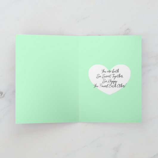 Gepersonaliseerde Gefeliciteerde bruiloft Kaart (Binnen)