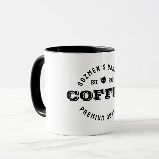 Gepersonaliseerde Gegraveerde logo bulk kerstcadea Mok (Voorkant links)