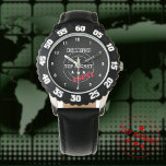 Gepersonaliseerde geheim agent horloge<br><div class="desc">Zelfs geheime agenten moeten de tijd aangeven. Een geweldig cadeau voor kinderen dit gepersonaliseerde undercover agent horloge is zeker een hit met elke ontluikende spion.</div>