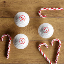 Gepersonaliseerde Geheime Santa Monogrammed Golf B