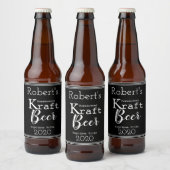 Gepersonaliseerde geHomebreide bier Bier Etiket (Flessen)