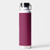Gepersonaliseerde geïsoleerde waterfles – Bourgogn (Achterkant)