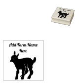 Gepersonaliseerde geit Kind Boerderij stempel (Gestempeld)