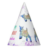 Gepersonaliseerde geitenpartij feesthoedjes (Links)