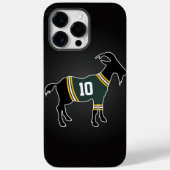Gepersonaliseerde Geitenspeler Football Amerikaans Case-Mate iPhone Case (Achterkant)