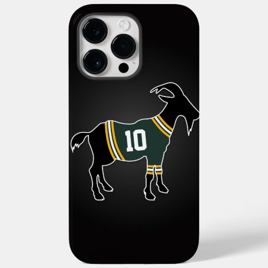 Gepersonaliseerde Geitenspeler Football Amerikaans Case-Mate iPhone Case (Achterkant)