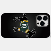 Gepersonaliseerde Geitenspeler Football Amerikaans Case-Mate iPhone Case (Achterkant (horizontaal))
