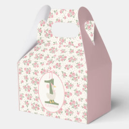 Gepersonaliseerde Gekke Gans Eerste Verjaardag Fav Bedankdoosjes