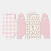 Gepersonaliseerde Gekke Gans Eerste Verjaardag Fav Bedankdoosjes (Ongevouwen)