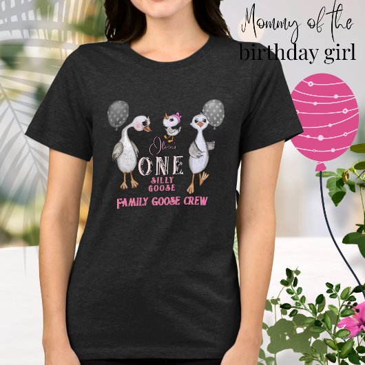 Gepersonaliseerde Gekke Goose Ouders Shirt