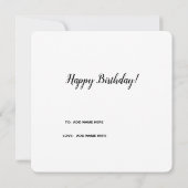 Gepersonaliseerde Gele (2) Speler van het Football Kaart (Achterkant)