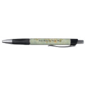 Gepersonaliseerde Gele Cream Bloemen Business Pen (Bodem)