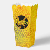 Gepersonaliseerde gele dinosaurus verbergen bedankdoosjes (Voorkant)