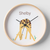 Gepersonaliseerde Gele Giraffe, 10"  (Voorkant)