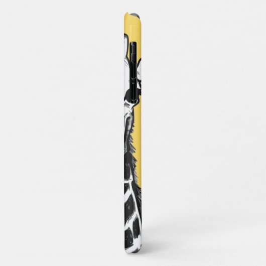 Gepersonaliseerde Gele Giraffe Case-Mate iPhone Case (Achterkant/links)