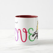 Gepersonaliseerde gele Mok van de Arbeidsmassa (Midden)