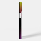 Gepersonaliseerde gele radiale textuur iphone 15 Case-Mate iPhone case (Achterkant / Rechts)