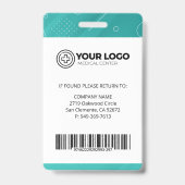 Gepersonaliseerde Gelicentieerde Praktische Verple Badge (Back)