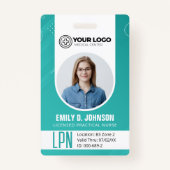 Gepersonaliseerde Gelicentieerde Praktische Verple Badge (Voorkant)