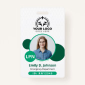 Gepersonaliseerde Gelicentieerde Praktische Verple Badge (Voorkant)