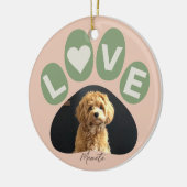 Gepersonaliseerde geliefde Bont Baby Paw Keramisch Ornament (Links)