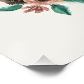 Gepersonaliseerde "Geliefde" Moeder & Baby Eekhoor Perfect Poster (Hoek)