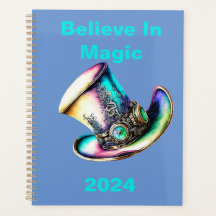 Gepersonaliseerde "Geloof in magie" 2024 Planner
