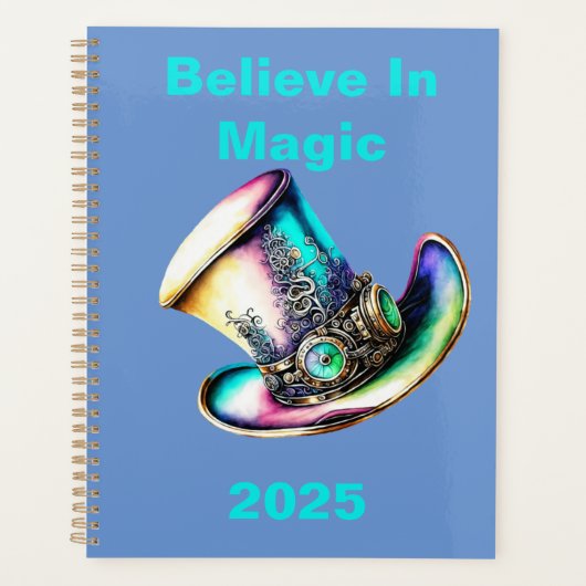 Gepersonaliseerde "Geloof in Magie" 2025 Planner (Voorkant)