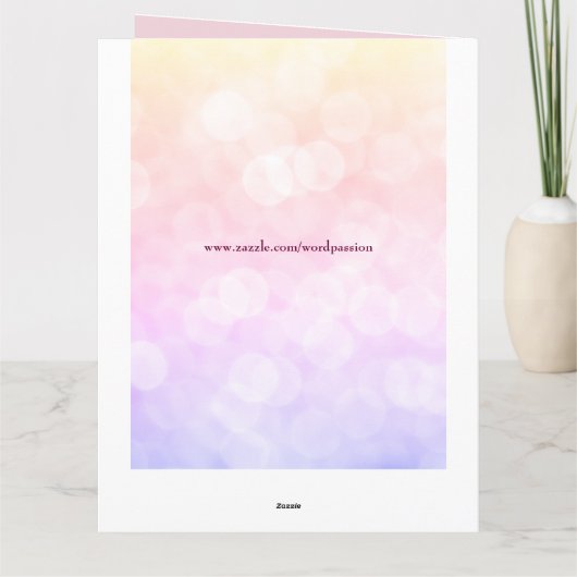 Gepersonaliseerde Gelukkige 50ste Verjaardag Kaart (Achterkant)