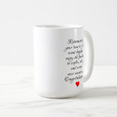 Gepersonaliseerde gelukkige pensioengift koffiemok (Voorkant rechts)