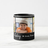 Gepersonaliseerde Gelukkige Verjaardag 3 Foto Coll Mok (Midden)