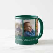 Gepersonaliseerde Gelukkige Verjaardag 5 Foto Coll Mok (Voorkant rechts)