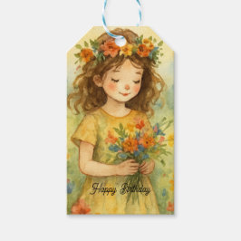 Gepersonaliseerde Gelukkige Verjaardag Alice in Wo Cadeaulabel