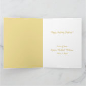 Gepersonaliseerde Gelukkige Verjaardag Grote Foto  Kaart (Binnen)