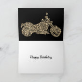 Gepersonaliseerde gelukkige verjaardag motorkaart kaart (Binnen)