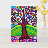 Gepersonaliseerde gelukkige verjaardag tante kaart (Gele Bloem)