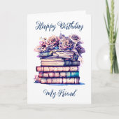 Gepersonaliseerde Gelukkige Verjaardag voor een Bo Kaart (Voorkant)