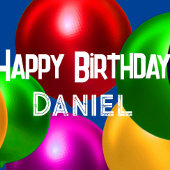 Gepersonaliseerde Gelukkige Verjaardagsballon Spandoek