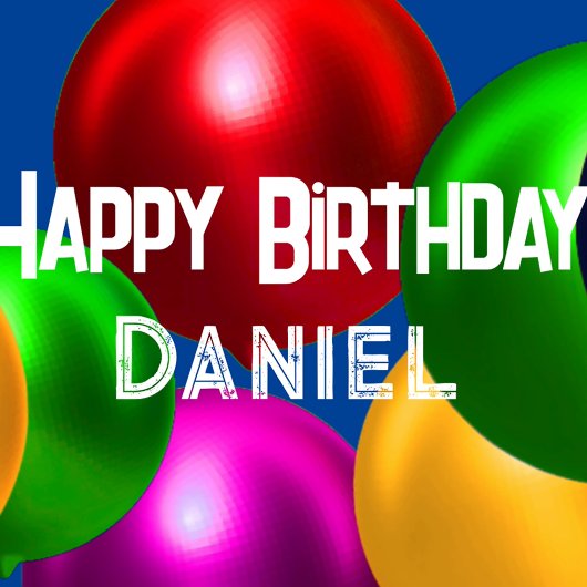 Gepersonaliseerde Gelukkige Verjaardagsballon Spandoek